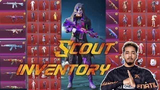 'Scout Showing bgmi 2nd Account Inventory | Scout 2000000$ Uc bgmi Inventory Mythic Fashion Account'