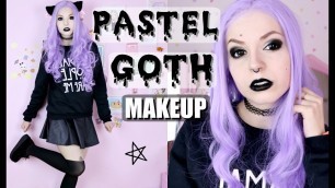 'Pastel Goth MakeUp And Outfit - Updated'
