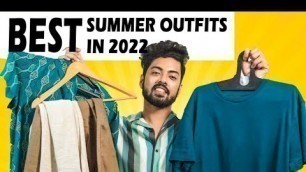 'TOP 5 SUMMER FASHION OUTFIT 2022 FOR INDIAN MEN | AFFORDABLE SUMMER OUTFITS FOR MEN'