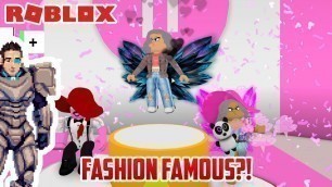 'Roblox: FASHION FAMOUS! Playing Games With Our Cousins!'