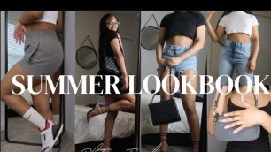 'SUMMER LOOKBOOK | PLT x Fashion Nova| chill and going out looks.'