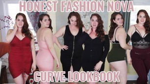 'An HONEST Fashion Nova Curve Lookbook | Plus Size Fashion Haul'
