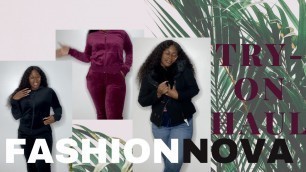'Fashion Nova Try on Haul (fall essentials, graphic tees, cozy wear, bougie)'
