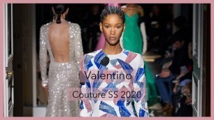 'A 60 Second ⏱ Fashion Review of the Valentino #SS20 Couture show'
