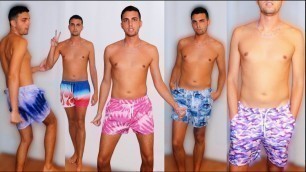 'Men\'s Swimwear for Tropical Vacation | boohooMAN TRY-ON HAUL'