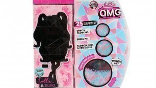 'LOL Surprise OMG Winter Disco Fashion Doll Dollie & Dollface Unboxing Toy Review'