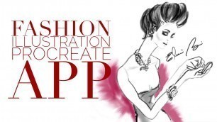 'How to Draw A Retro Fashion Illustration On Procreate App Time Lapse Apps For Fashion Illustrators'