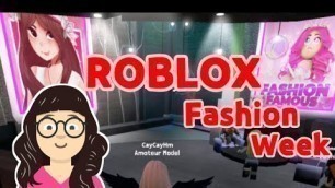 'ROBLOX FASHION WEEK | FASHION FAMOUS (ROBLOX)'
