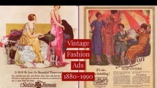 'Vintage Fashion Ads 1880-1990 - 1920\'s Flapper Girl'