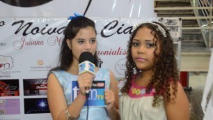 'kamillynha fashion entrevista a modelo Maria Luisa no evento NOIVAS e CIA'