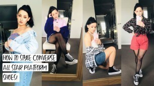 HOW TO STYLE YOUR CONVERSE SHOES/AFFORDABLE FASHION/OUTFIT IDEAS