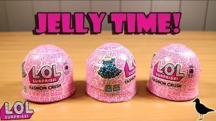 'LOL Surprise Dolls Fashion Crush Opening! Clothing in Jelly! | Birdew Reviews'