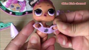 'Búp bê LOL bất ngờ hộp quà bí ẩn 8 lớp - Unbox L.O.L surprise doll @Chim Xinh Channel'