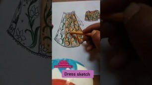 'sketch for fashion beginner artist #art #fashion #beginners #ytshorts #sketching #artist #shorts'