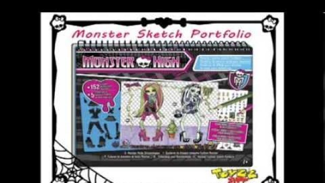 'Monster High Fashion Sketch Portfolio Türkçe Tanıtım (Monster High Turkey)'