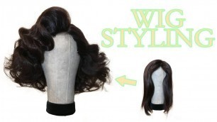 '【Wig Styling Tutorial 】Modernized 20\'s Fashion Hair. Wig'