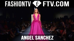'Angel Sanchez Spring/Summer 2016 Runway Show | New York Fashion Week NYFW | FTV.com'