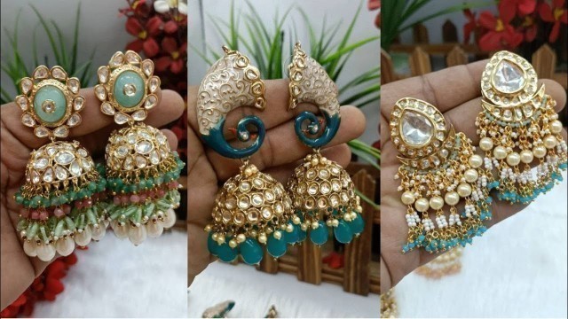 'Beautiful Artificial Earrings Designs for wedding!! Trendy Artificial Jewellery!!'
