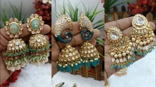 'Beautiful Artificial Earrings Designs for wedding!! Trendy Artificial Jewellery!!'