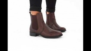 '| Shuperb™ Rieker Ladies Leather Chelsea Boots Brown'