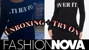'FASHION NOVA + QuadPay ‼️ UNBOXING & TRY ON ((Fashion Nova Curve))'