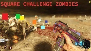 'I COMPLETED THE SQUARE CHALLENGE ZOMBIES MAP IN BAREBONES FASHION! BLACK OPS 3 CUSTOM ZOMBIES'