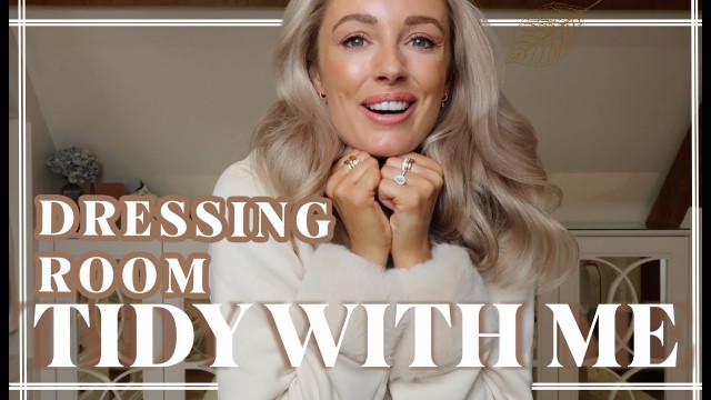 'DRESSING ROOM TIDY & CLEAN WITH ME + RIVER ISLAND Try On Haul // Fashion Mumblr Vlogs'