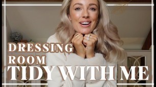 'DRESSING ROOM TIDY & CLEAN WITH ME + RIVER ISLAND Try On Haul // Fashion Mumblr Vlogs'