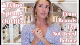 'SPRING OUTFITS FROM BRANDS I\'VE NOT TRIED BEFORE ( + H&M Spring Haul) // Fashion Mumblr'