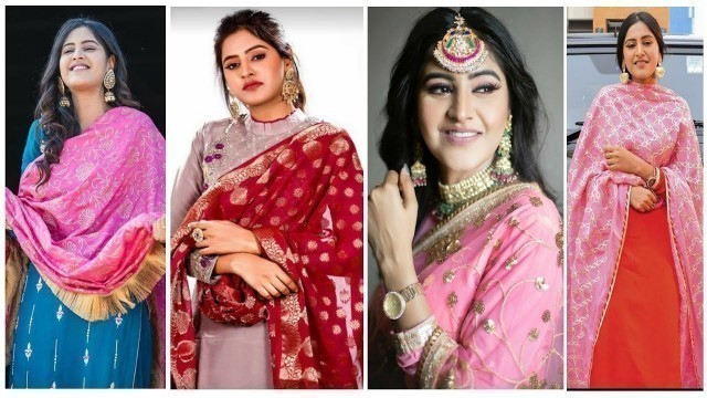 'Baani Sandhu\'s Punjabi SUITS Collection//By girls fashion trend'