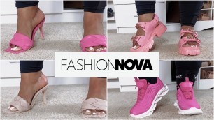 'Fashion Nova Shoe Try-On Haul | US 9 | Fashion Nova Curve'