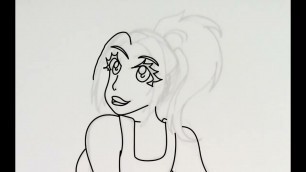 'Draw with me | Digital Art Fashion Girl Coloring Design | Autodesk Sketchbook'