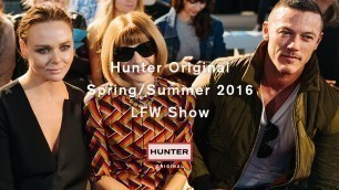 'Highlights from the Hunter Original SS16 London Fashion Week Show'