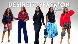 'DESIRE1709FASHION HAUL 2021 | Nigerian Fashion Brand | Avoid making these shopping mistakes...'