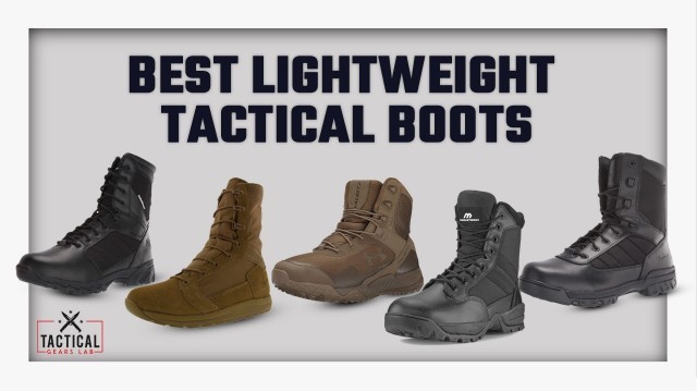 '5 Best Lightweight Tactical Boots ( Updated 2021) - Tactical Gears Lab'