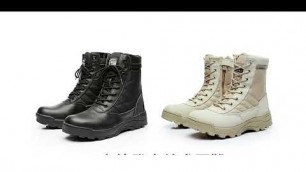 'long shoes Men Desert Tactical Boots Men'