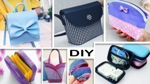 'DIY & HACKS RECYCLE OLD CLOTHES INTO FANCY BAGS'