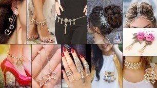 'Party Wear/Daily Wear/Wedding Wear... Fancy Girls Trendy Jewelry! Earring,Hair Jewelry,Ring,Necklace'