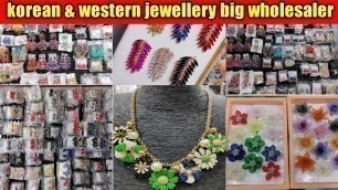 'Korean Earrings Wholesale Market In Kolkata | Funky Jewellery Best Collection | artificial jewellery'