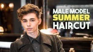 'BEST Male Model Summer Haircut & Hairstyle | Mens Hair | BluMaan 2018'