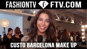 'Custo Barcelona Makeup Spring/Summer 2016 | New York Fashion Week NYFW | FashionTV'