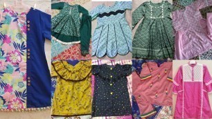'1 to 12 years #baby #girl #handmade #dresses #designs 2021 گھر پر سلائ کیے گئے #بچیوں کے فراق ڈیزائن'
