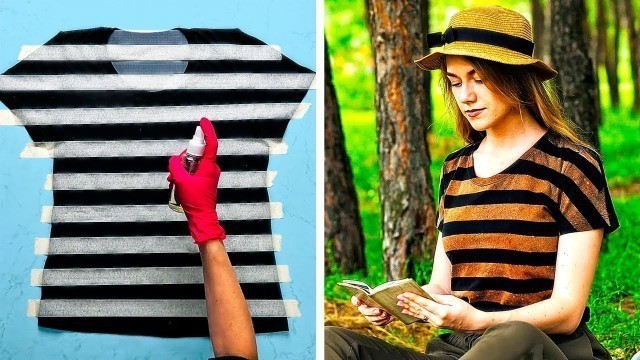 '25 CREATIVE DIY IDEAS FOR YOUR BORING CLOTHES'