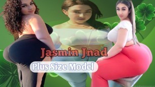 'Jasmin Jnad Big Hip Shak Twerking || Indian Curvy Plus Size Fashion Model'
