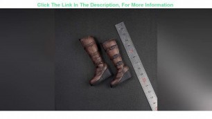 'Best 1/6 Scale AS028 Female woman girl fashion black/ brown boots shoes model fit 12\" lady figure b'