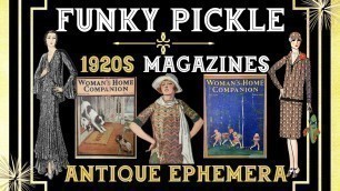 'Let\'s Leaf Through 1920s Woman\'s Home Companion Magazines Antique & Vintage Fashion & Ads'
