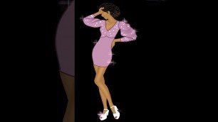 'HOW TO DRAW A PINK DRESS || FASHION ILLUSTRATION ||'