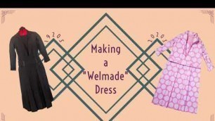 'Making a 1920s Plus Size Dress || Tutorial for Using the Free Welmade Pattern from MFIT'
