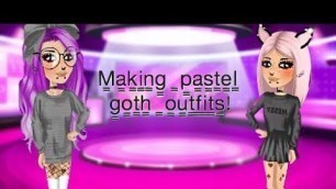 'Making Pastel goth outfits on MSP!'