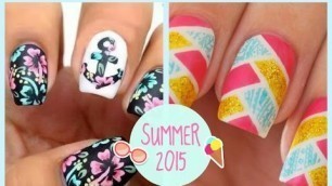 'Decoración uñas bonitas para verano 2015 | Nails Art Summer ♥'